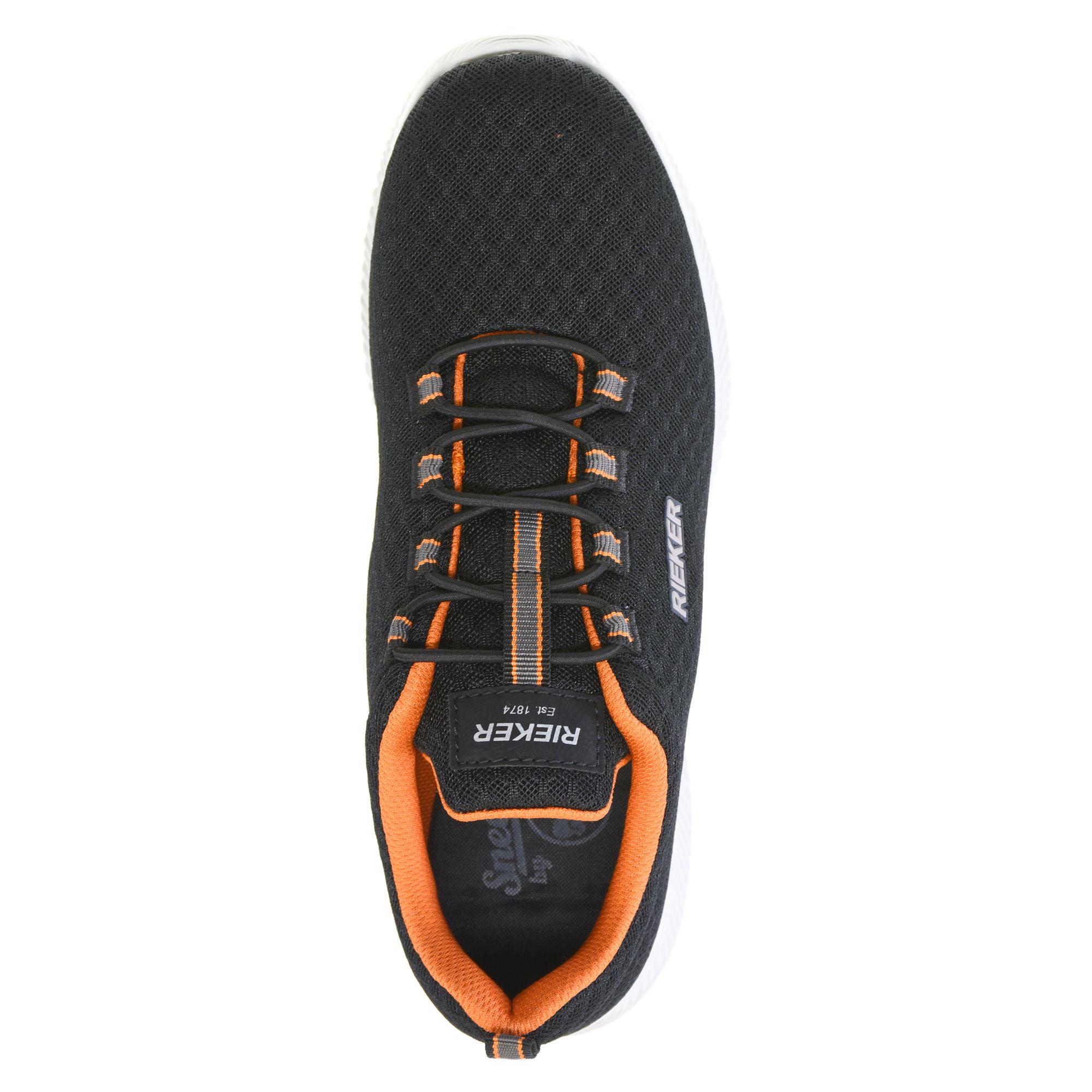 Кроссовки мужские Rieker р. 43 Черный/Оранжевый (34982-43) - фото 6 Кроссовки мужские Rieker р. 43 Черный/Оранжевый (34982-43) - фото 6