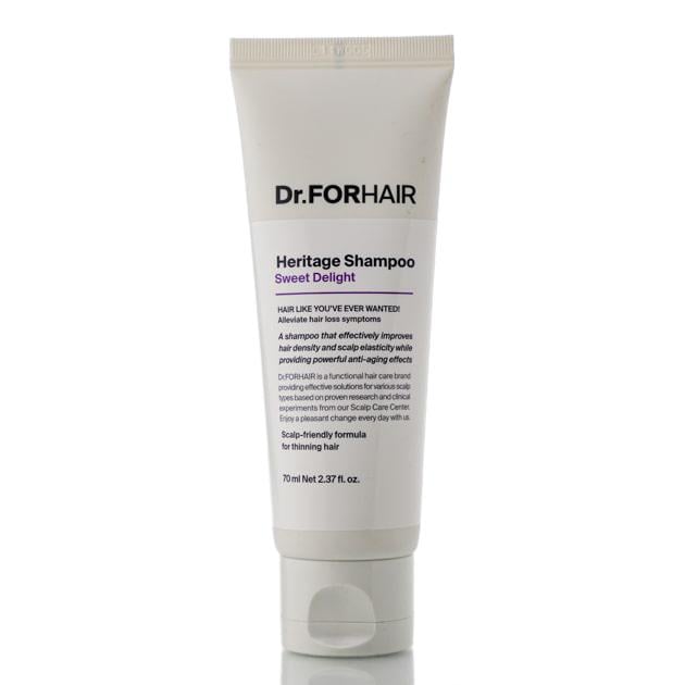 Шампуньантивозрастный для ослабленной кожи головы и тонких волос Dr.Forhair Heritage Shampoo Sweet Delight 70 мл