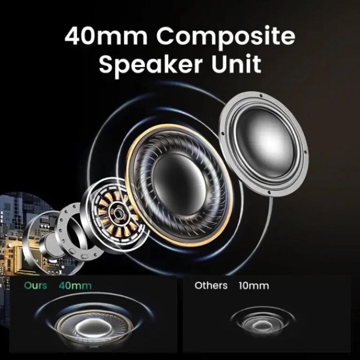 Навушники з мікрофоном Ugreen HP202 HiTune Max5 Black (UGR-25255) - фото 5