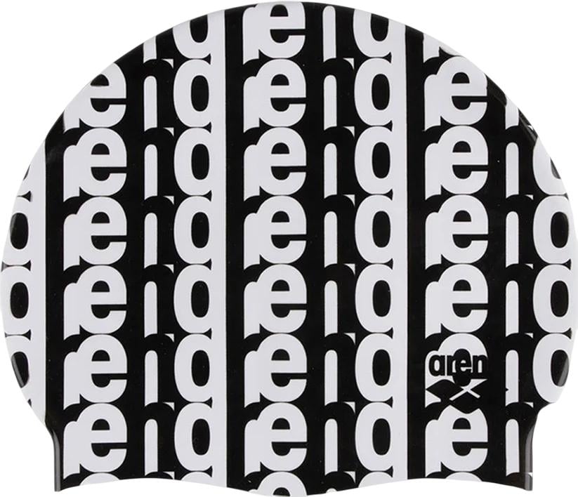 Шапочка для плавания Arena ICONS TEAM STRIPE CAP Черно-белый (001463-201)