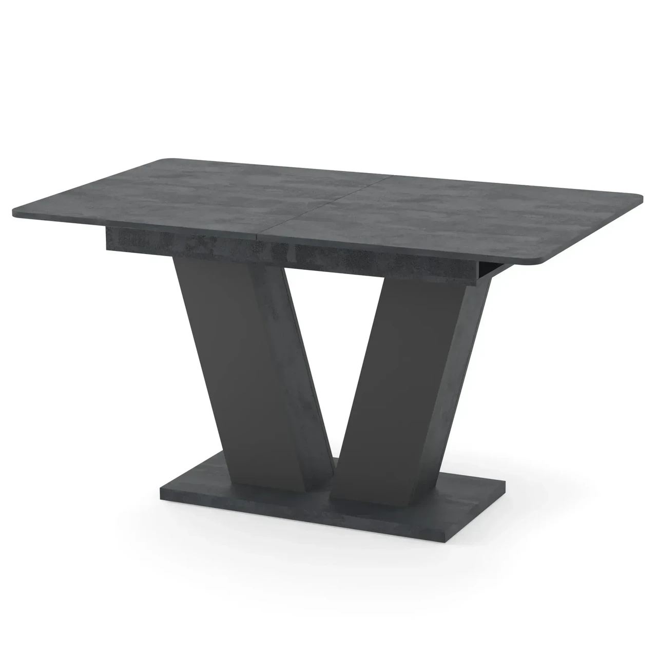 Обідній стіл розсувний Neman Den 180/140х80х78,4 см Вугільний камінь/Антрацит (230334) - фото 3 Обідній стіл розсувний Neman Den 180/140х80х78,4 см Вугільний камінь/Антрацит (230334) - фото 3
