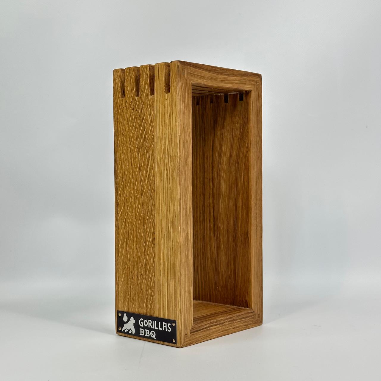 Подставка для ножей Gorillas BBQ деревянная рамка (DS13) - фото 2 Подставка для ножей Gorillas BBQ деревянная рамка (DS13) - фото 2