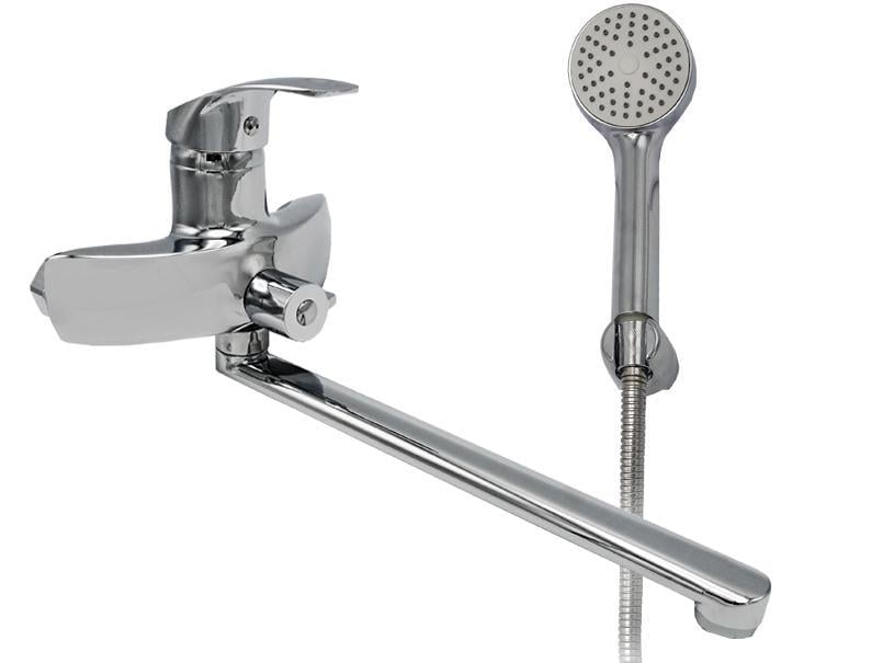 Смеситель для ванны MILLZ излил прямой 30 см Хром (MRS-52-40-015)