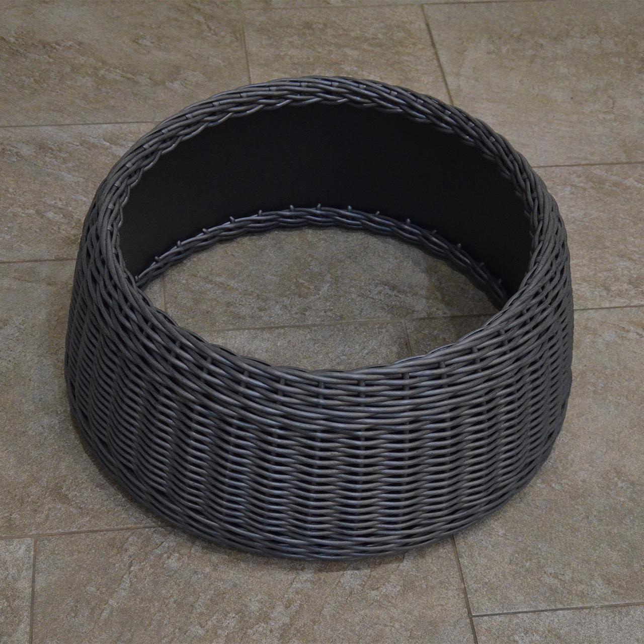 Подставка-юбка под елку плетеная из искусственного ротанга/ручной работы XL Графитовый (23116145) - фото 8 Подставка-юбка под елку плетеная из искусственного ротанга/ручной работы XL Графитовый (23116145) - фото 8