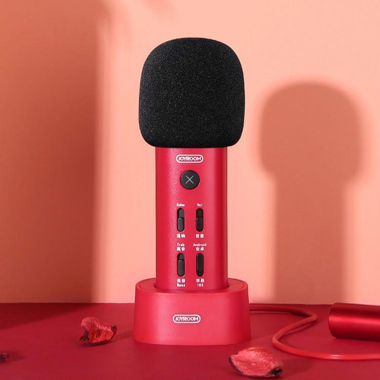 Мікрофон JOYROOM JR-K2 безпровідний для караоке Червоний (SUN4623) - фото 3