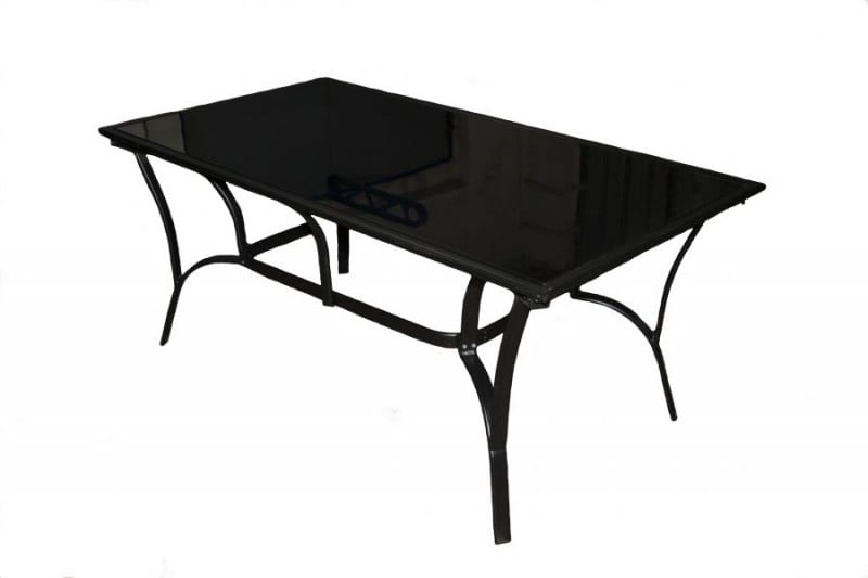 Обеденный стол Cruzo Бали 1700х900х730 мм Черный (st0004)