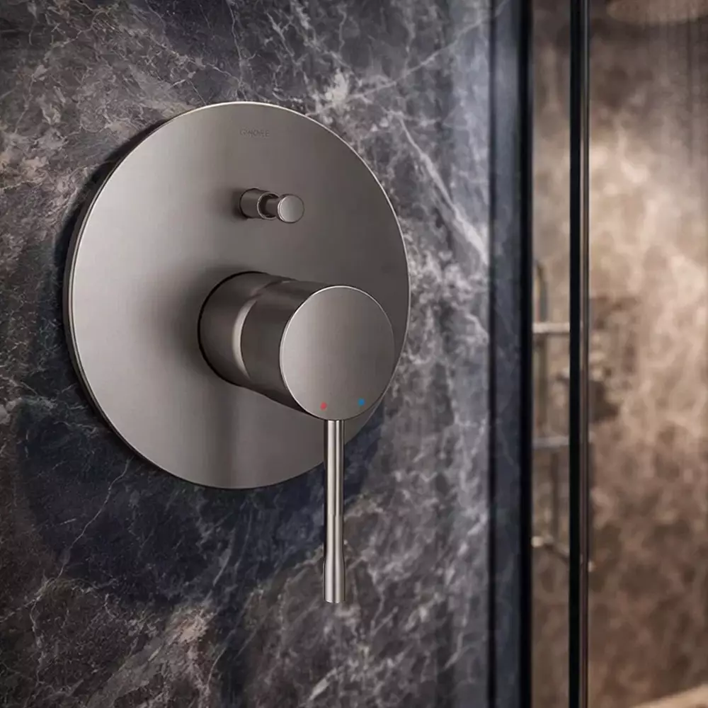 Смеситель скрытого монтажа для ванны/душа Grohe Essence 19285AL1 Графит темный матовый (579607)