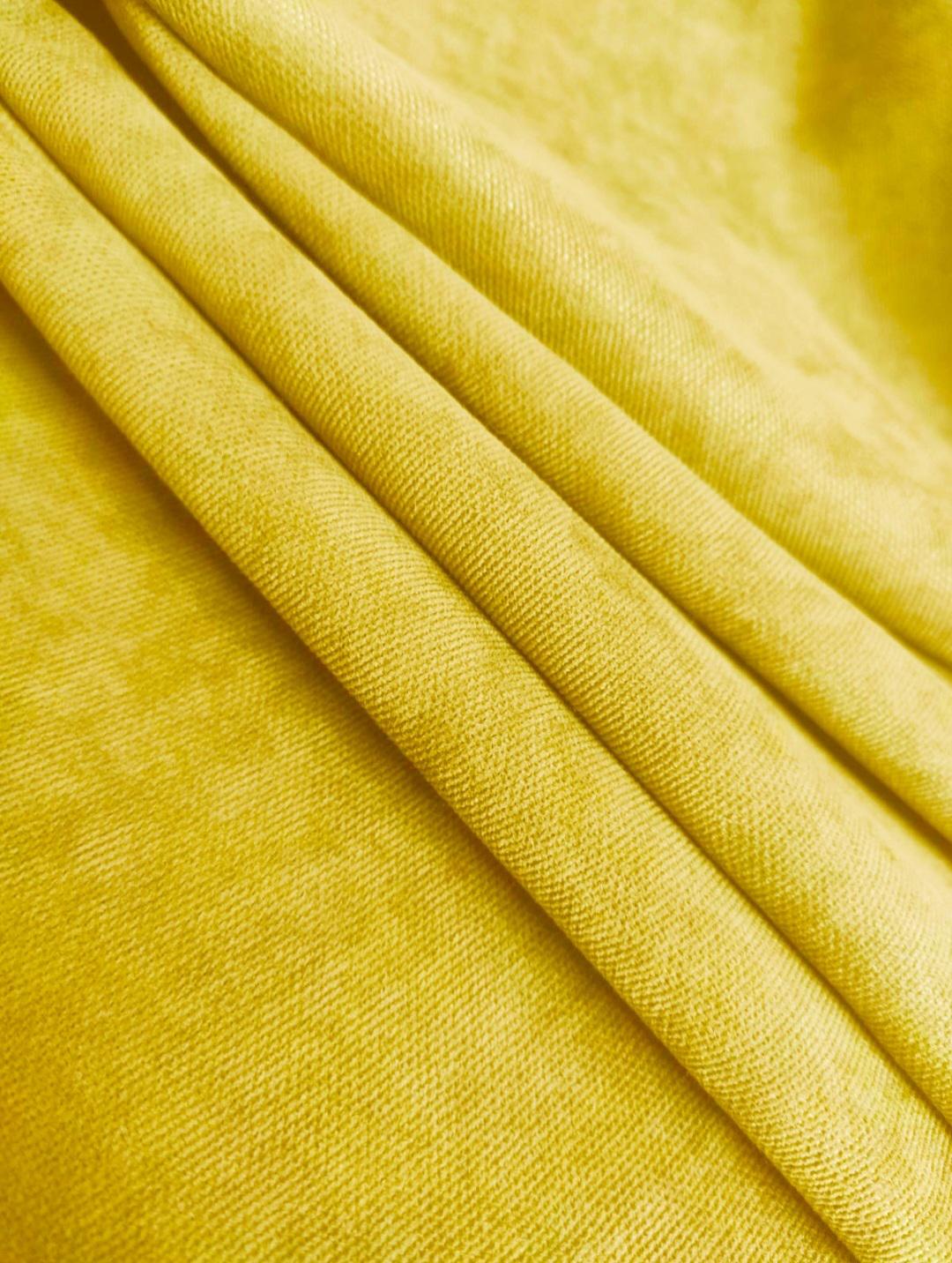 Портьєри мультилюкс Оріон Жовтий/Сірий 150х270 см 2 шт. (100665) - фото 2