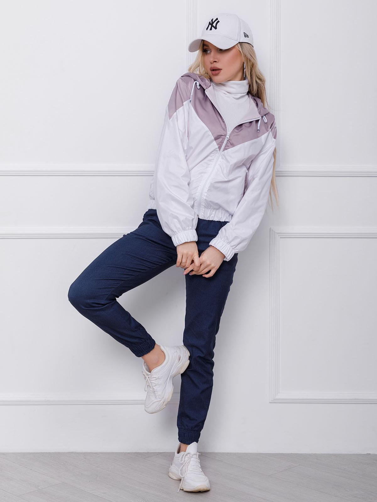 Куртка ISSA PLUS S Білий/Рожевий (SA-122)