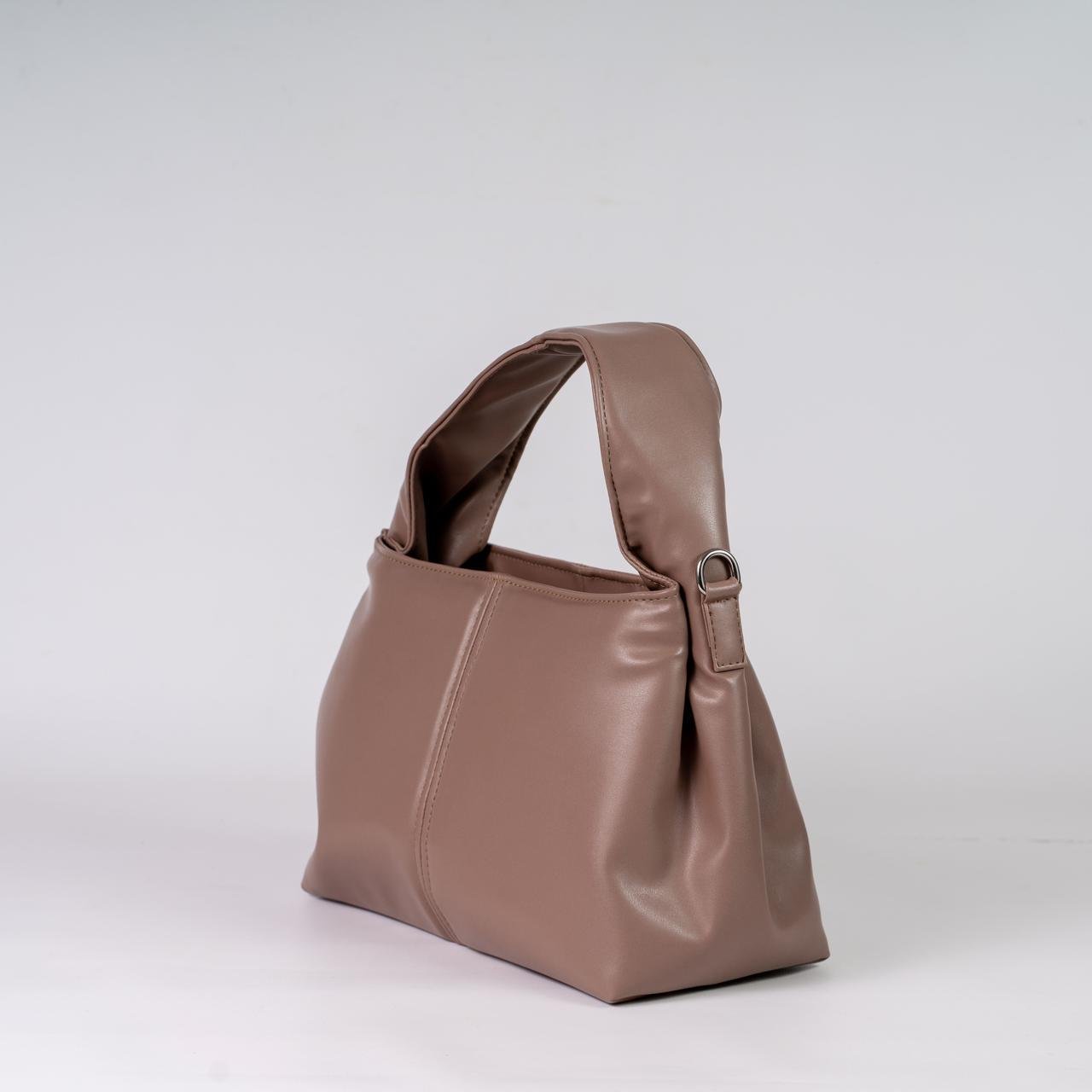 Сумка женская хобо с длинным ремешком KVITUCHA № 52-24 Коричневый - фото 2 Сумка женская хобо с длинным ремешком KVITUCHA № 52-24 Коричневый - фото 2