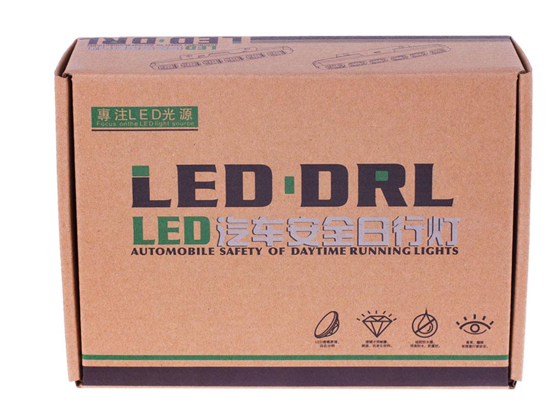 Фари додаткові LED денного світла XS-006 10453 DRL 16 6LED/4 W/12 V/пластик/190x26 мм з поворотом біжучий - фото 3