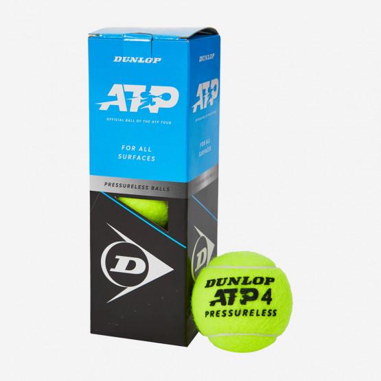 М'ячі для тенісу Dunlop ATP PRESSURELESS 3B 045566178039 - фото 2