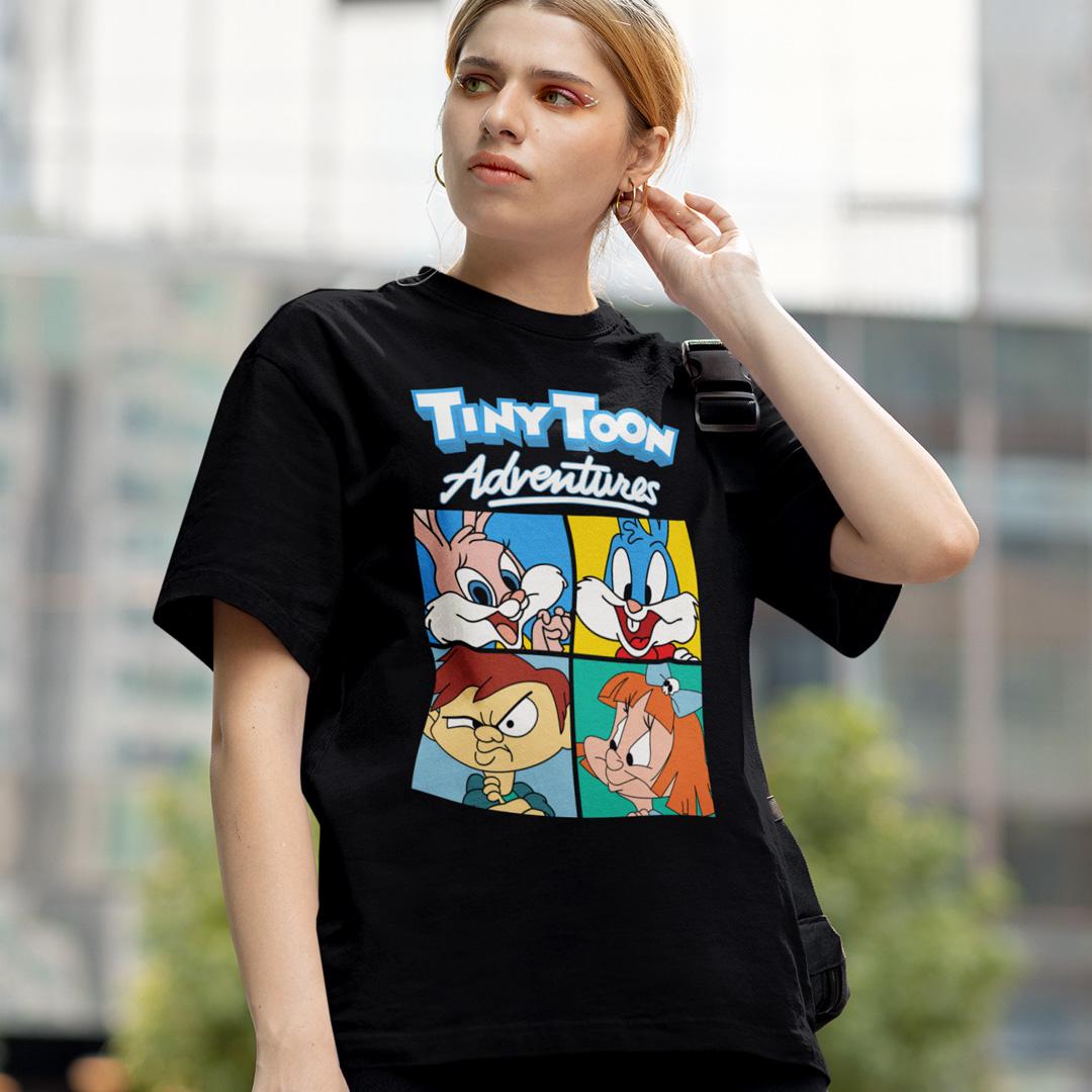 Футболка женская Tiny Toon Adventures 3XL Черный (32698621)