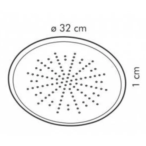 Форма для піци Tescoma Delicia 31 см з отворами (623122) - фото 2