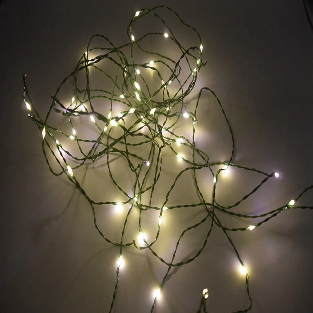 Светодиодная гирлянда нить Роса с пультом 500 LED 220V 8 режимов IP44 50 м Теплый белый - фото 5 Светодиодная гирлянда нить Роса с пультом 500 LED 220V 8 режимов IP44 50 м Теплый белый - фото 5