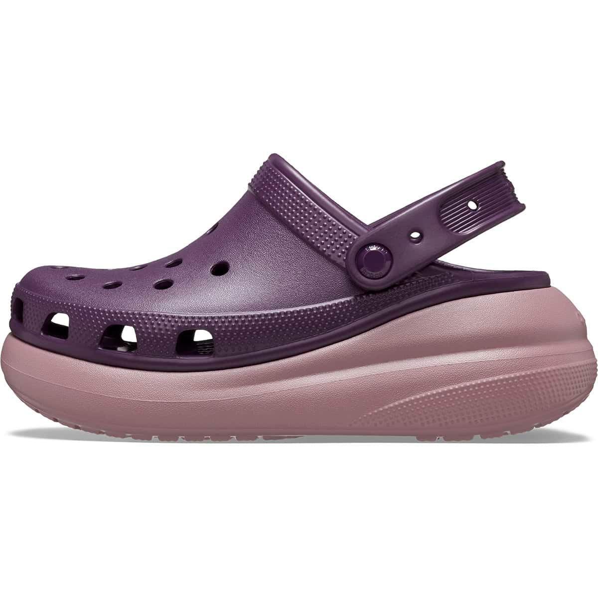 Сабо женские Crocs Classic Crush Clog M7W9 р. 39/40 25 см Dark Iris/Multi (207521-5AT) - фото 4 Сабо женские Crocs Classic Crush Clog M7W9 р. 39/40 25 см Dark Iris/Multi (207521-5AT) - фото 4