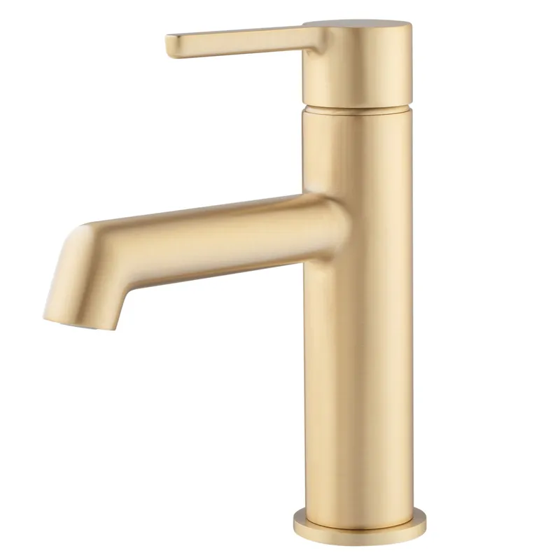 Смеситель для умывальника KOER KB-10029-12 врезной Золотой матовый (OL-KR5501)