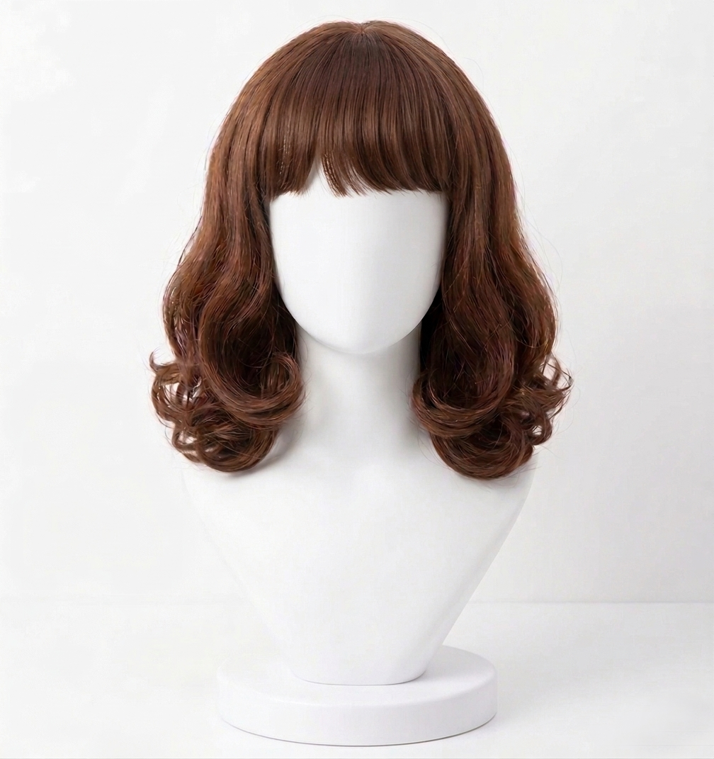 Парик средней длины с прямой челкой Медный шатен (55-216-8843) Парик средней длины с прямой челкой Медный шатен (55-216-8843)