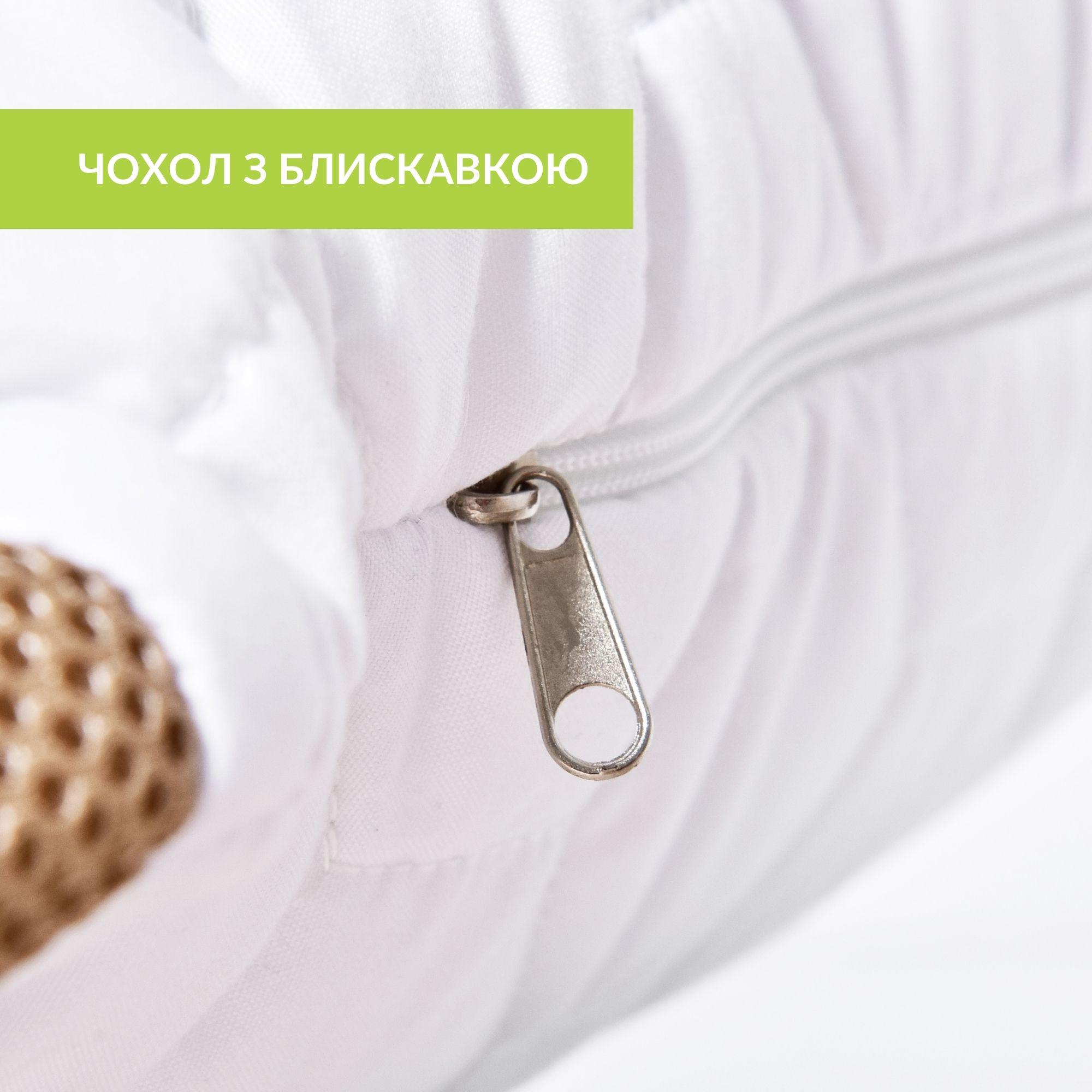 Подушка ортопедична з наволочкою IDEIA Гречаний Комфорт 50х70 см з валиком - фото 14