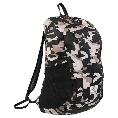 Рюкзак складной 4Monster T-CCB-24 WATER RESISTANT PORTABLE 14х8 см Черно-зеленый (33093091)