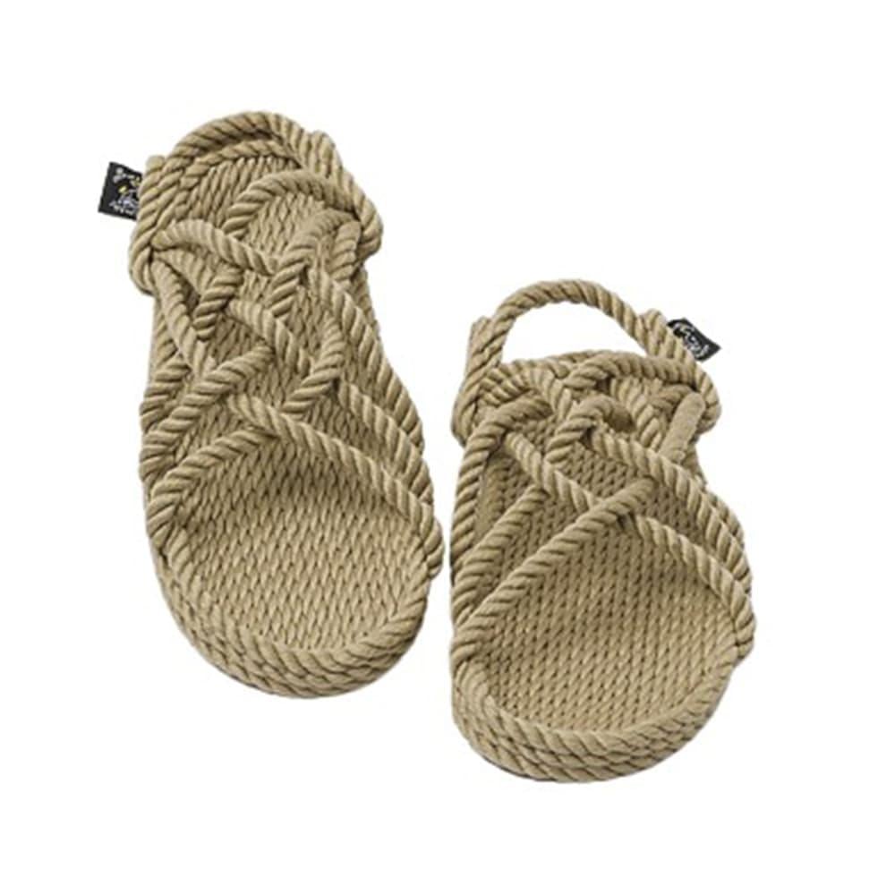 Cандали плетеные с каната Nomadic State Of Mind JC р. 42 Camel (25111522) - фото 2