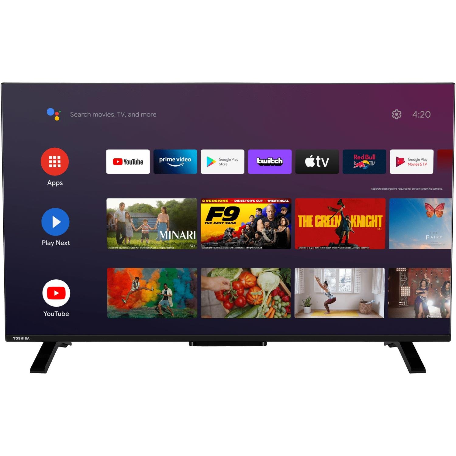 Телевизор Toshiba 50UA2363DG 50" UHD LED T2 Android 11 2x10W Dolby Digital HDMI Wi-Fi VESA 200x200 M4 Black (50UA2363DG)