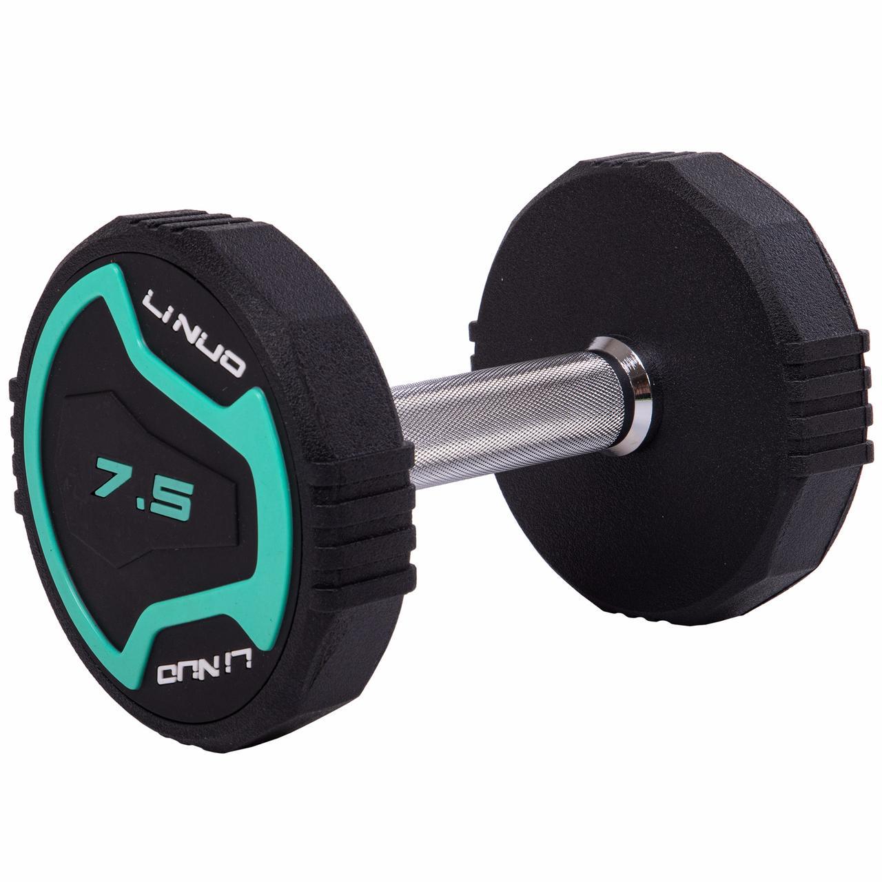 Гантель цельная профессиональная LI NUO GA-3614-7,5 7,5 кг (18258527) - фото 1 Гантель цельная профессиональная LI NUO GA-3614-7,5 7,5 кг (18258527) - фото 1