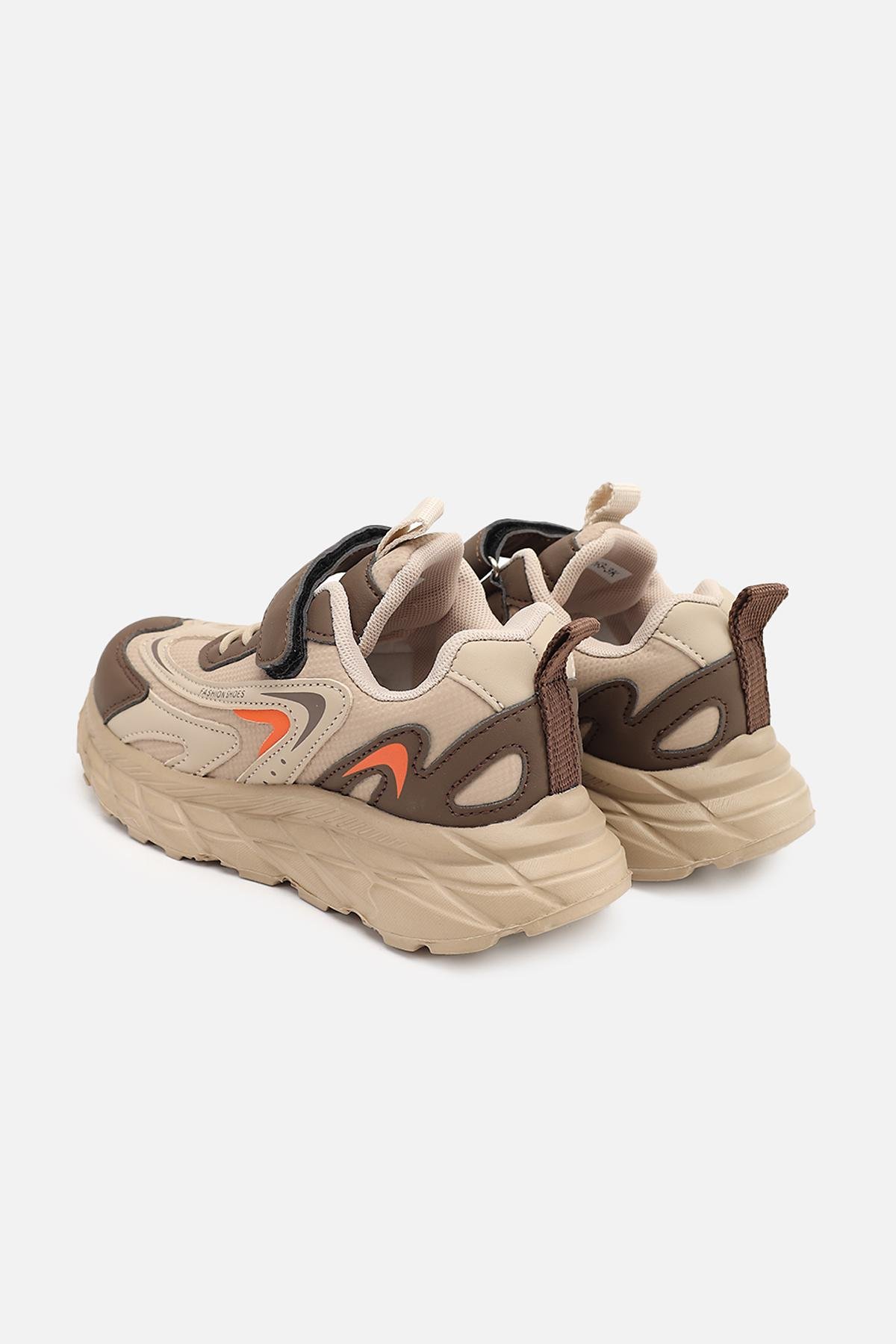 Кроссовки для девочки ЦБ-00273829 на плоской подошве р. 34 Коричневый (SKT001056345) - фото 2 Кроссовки для девочки ЦБ-00273829 на плоской подошве р. 34 Коричневый (SKT001056345) - фото 2