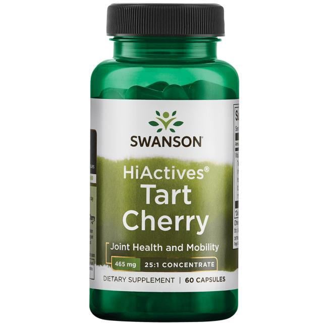 Экстракт вишни высокой активности HiActives Tart Cherry Swanson 465 мг 60 кап. (SWH112)
