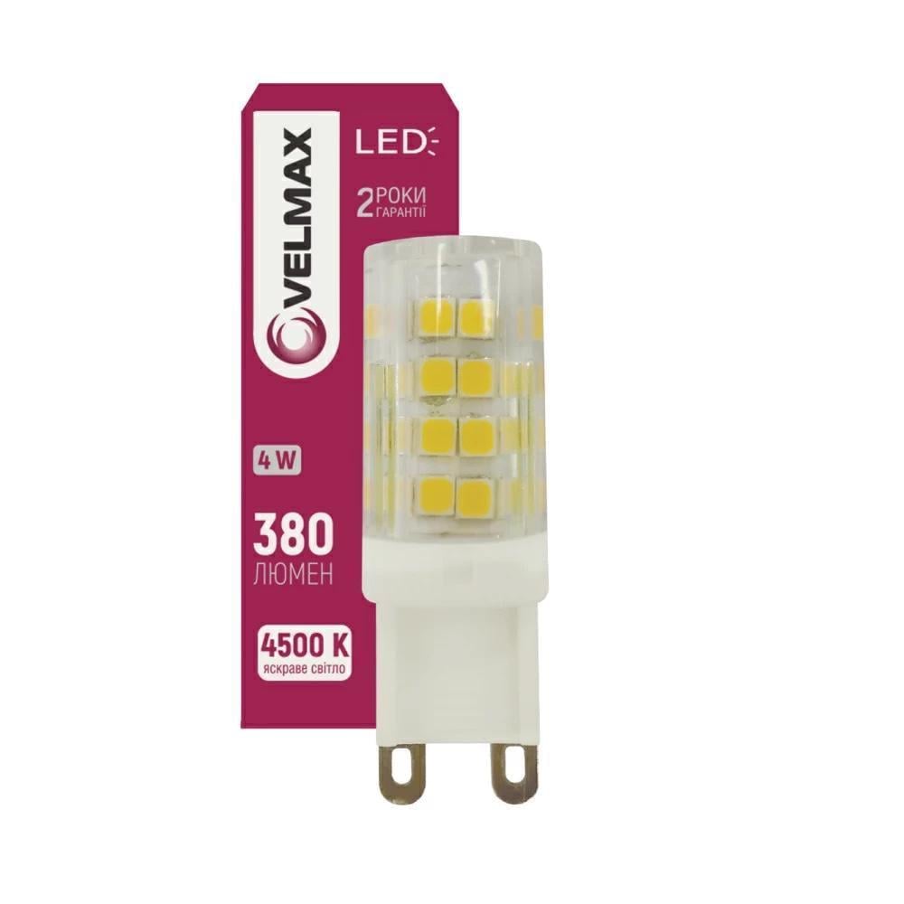 LED-лампа Velmax V-G9 4W G9 4500K 380 Lm 360° (28687609)