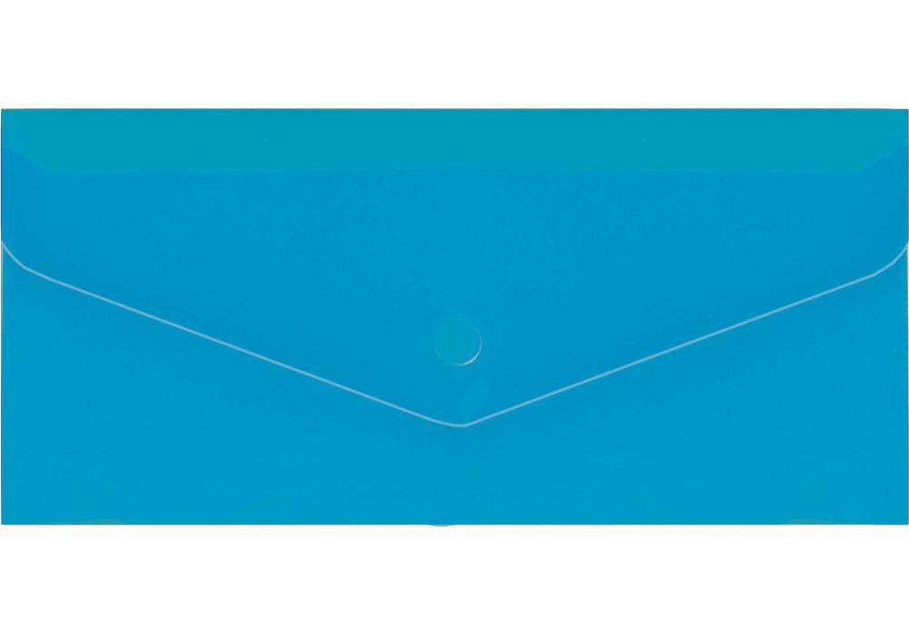 Евроконверт Economix на кнопке Е65 Синий (N31306s-02)