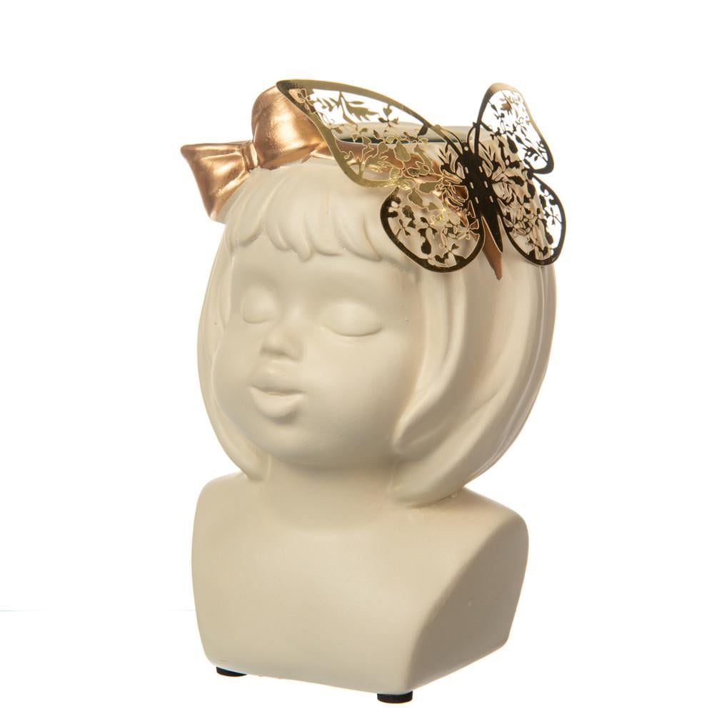 Керамическая ваза Bono Sweetheart 21 см Белый (8700-013) Керамическая ваза Bono Sweetheart 21 см Белый (8700-013)