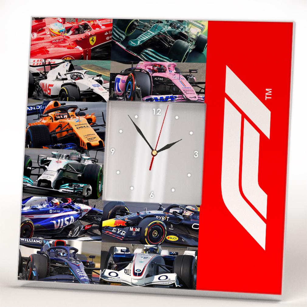 Часы настенные Болиды Formula F1 260x260 мм (C04394)