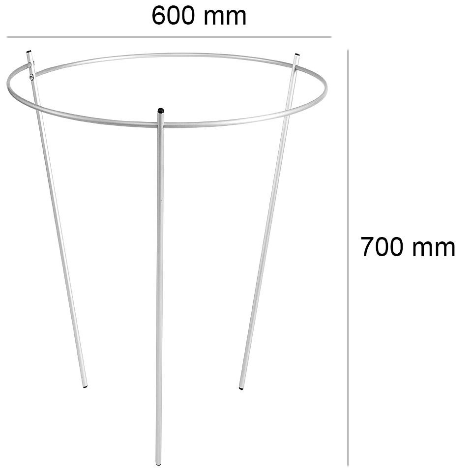 Опора для рослин кільцева 700х600х600 мм (КО-D13/D8-700*600) - фото 2