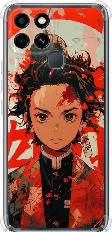 Чехол на Infinix Smart 6 Тандзиро Камадо (6131sp-2758-42517)
