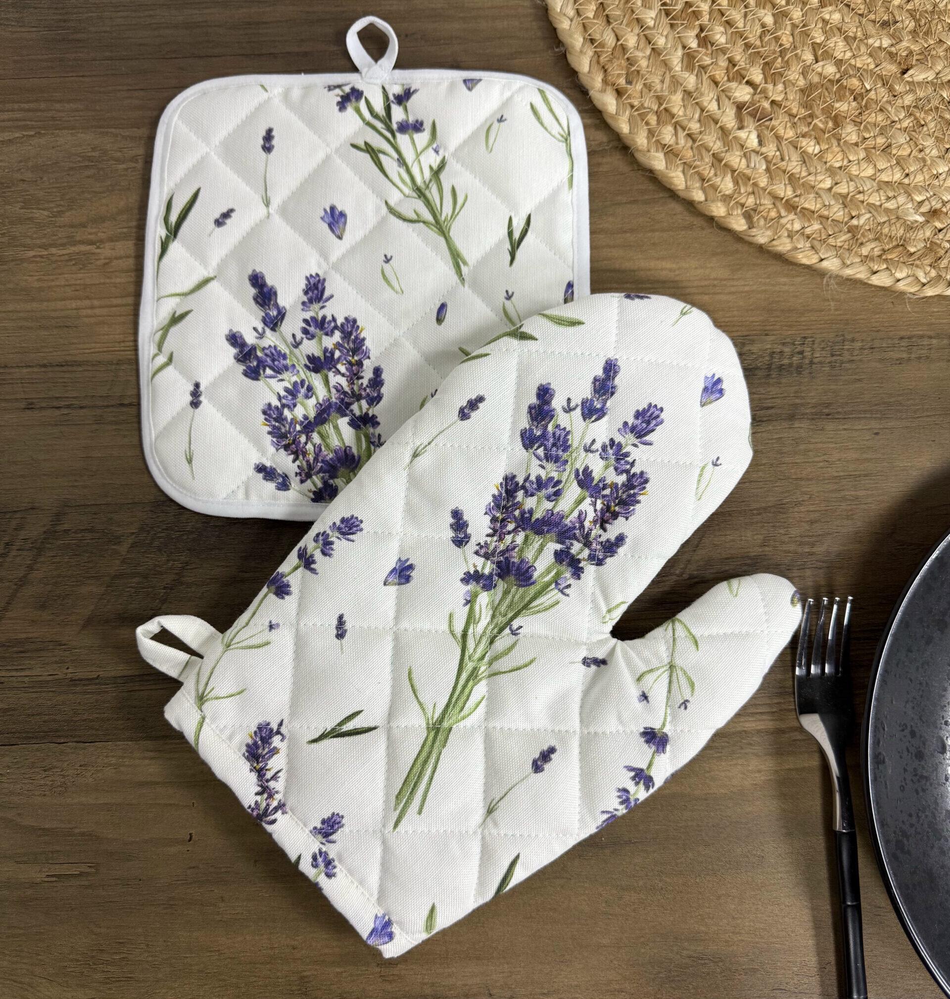 Набор кухонный Comfort Home Bouquet lavender перчатка/прихватка (5054302)