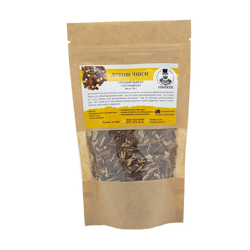 Чіпси дубові суміш середній випал + без випалу 50 г (20008-1)