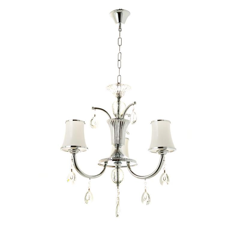 Люстра подвесная с абажурами Light House ES-15420/3/chrom (9617)