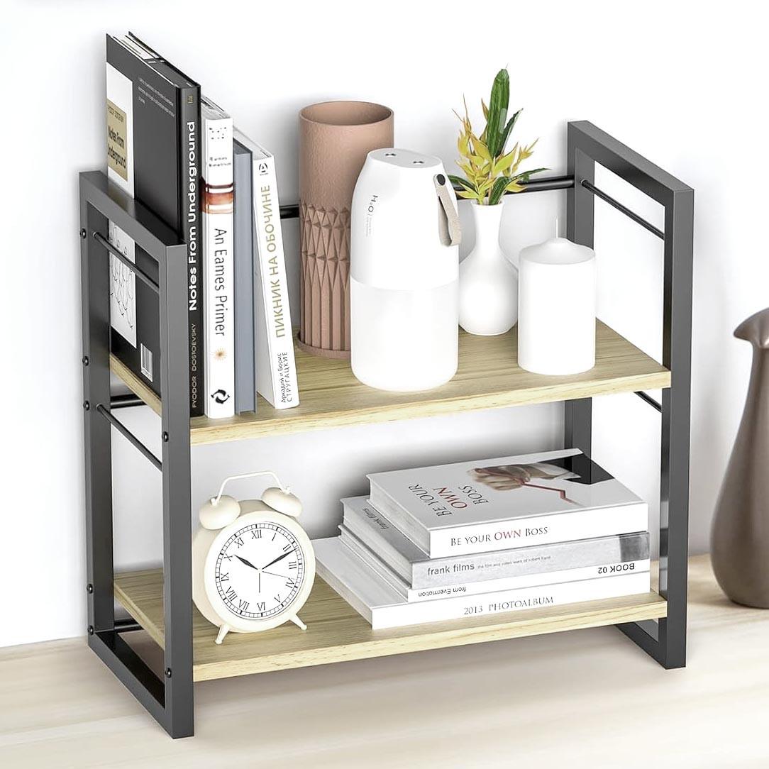 Полка книжная настольная из дерева Деглис Венге/Бланже (КПА-03301201)