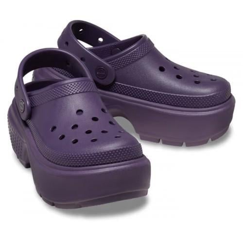 Сабо жіночі Crocs Stomp Clog Dark Iris р. 39 Фіолетовий (17593)
