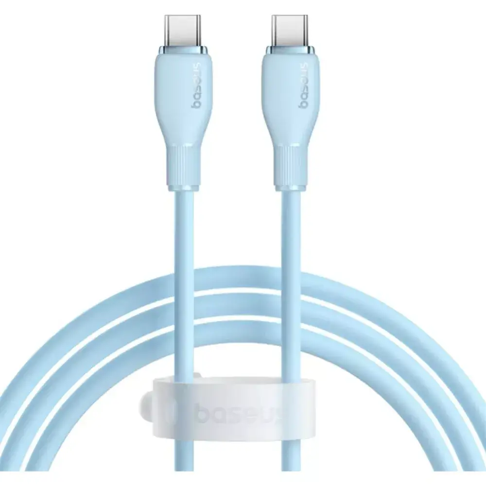 Кабель BASEUS Pudding Series Fast Charging Cable Type-C to Type-C P10355702311-00 100W 1,2 м Blue