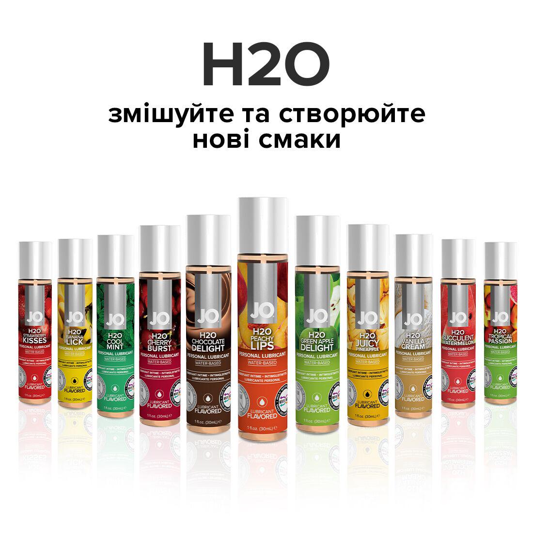 Лубрикант їстівний на водній основі System JO H2O Персик 30 мл (SO1476) - фото 5