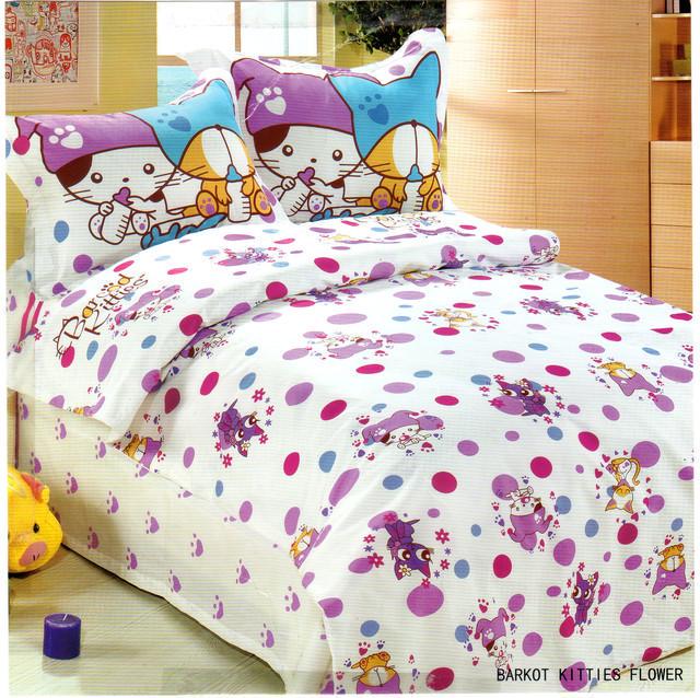 Комплект постільної білизни для немовлят Le Vele B. Kitties Flower 100х150 см (lv-372) - фото 3