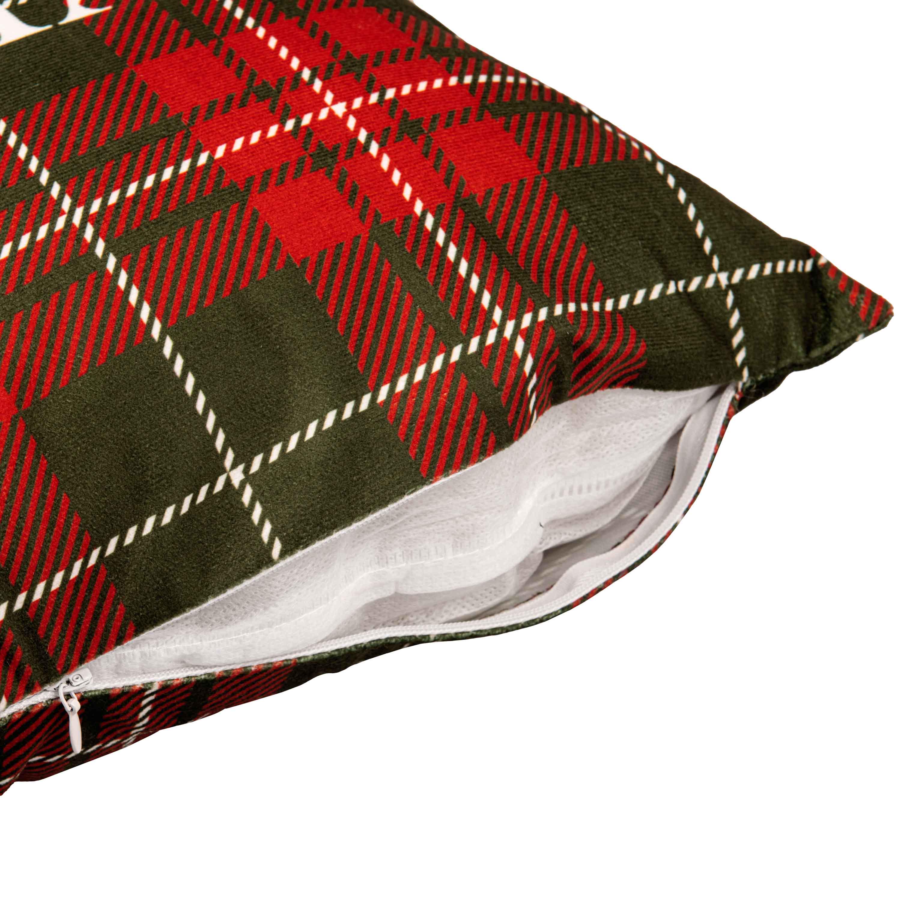 Подушка декоративна Ardesto Happy Holidays 45x45 см Зелений/Червоний (ART1032HGR) - фото 2 Подушка декоративна Ardesto Happy Holidays 45x45 см Зелений/Червоний (ART1032HGR) - фото 2