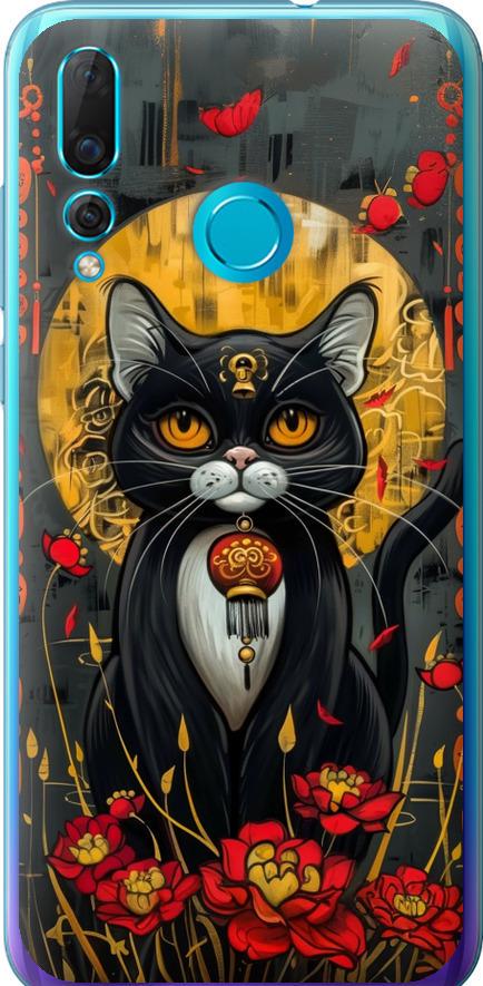 Чехол на Huawei Nova 4 China Cat (6134u-1632-42517) Чехол на Huawei Nova 4 China Cat (6134u-1632-42517)