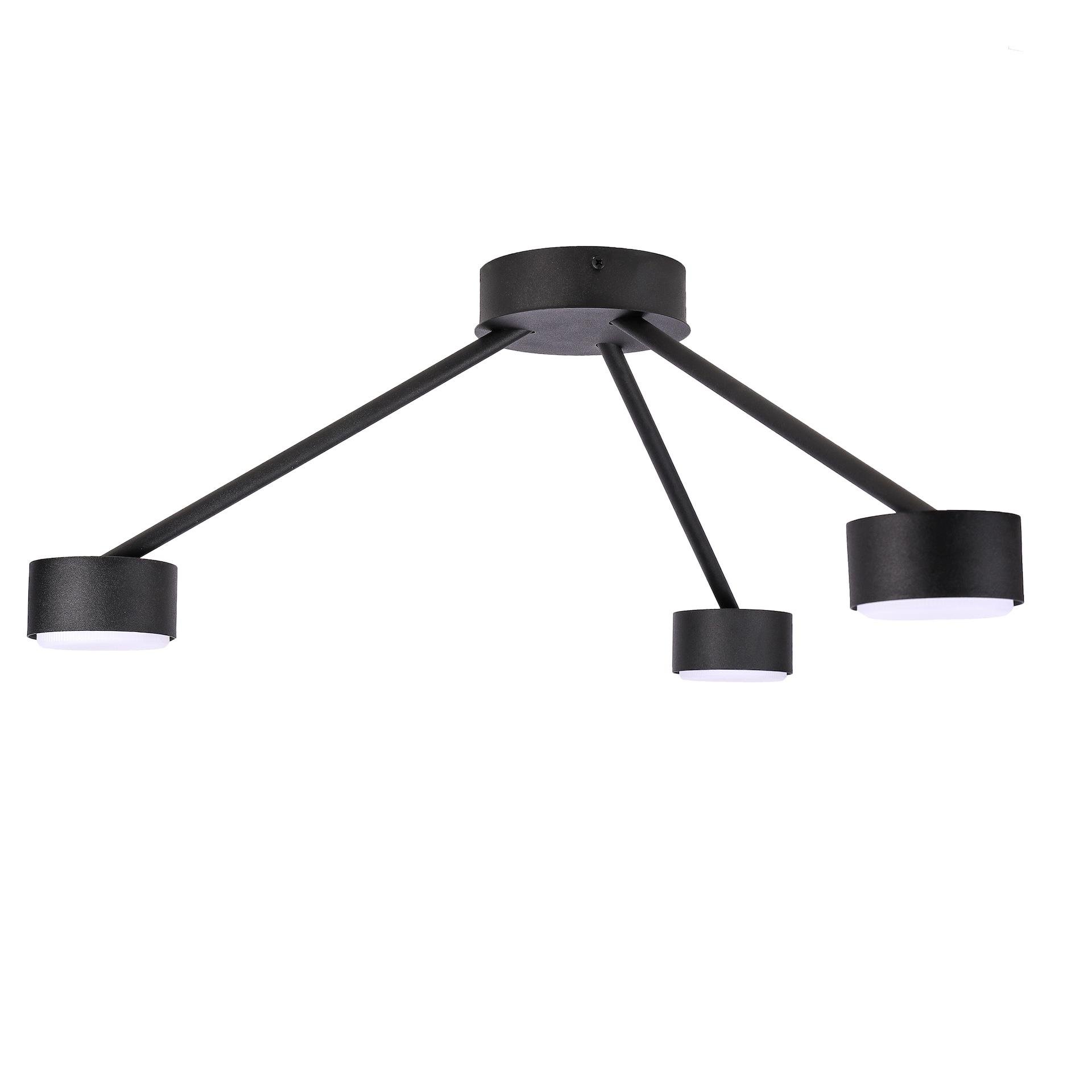 Світильник стельовий Dots Con GX53 C3 320-220 Black (7041911) - фото 1 Світильник стельовий Dots Con GX53 C3 320-220 Black (7041911) - фото 1