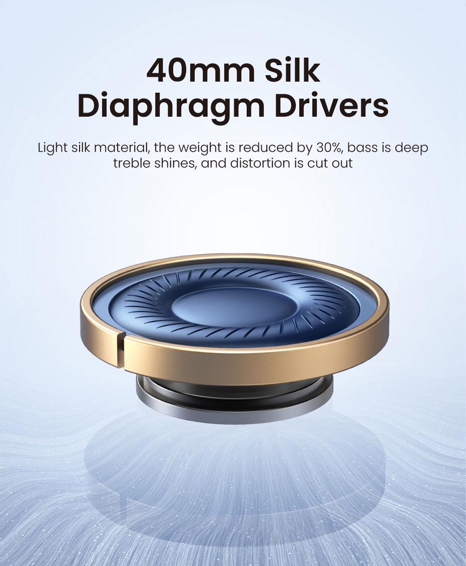 Навушники бездротові UGREEN HiTune Max 3 Bluetooth 5.0 Чорний (90422) - фото 15 Навушники бездротові UGREEN HiTune Max 3 Bluetooth 5.0 Чорний (90422) - фото 15