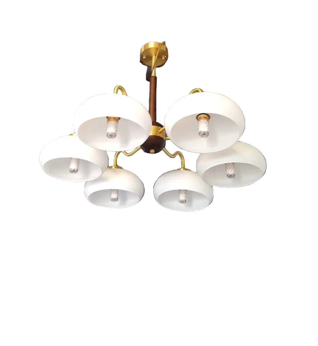 Люстра Примула 5040 LED на 6 плафонов Золотой (703807)