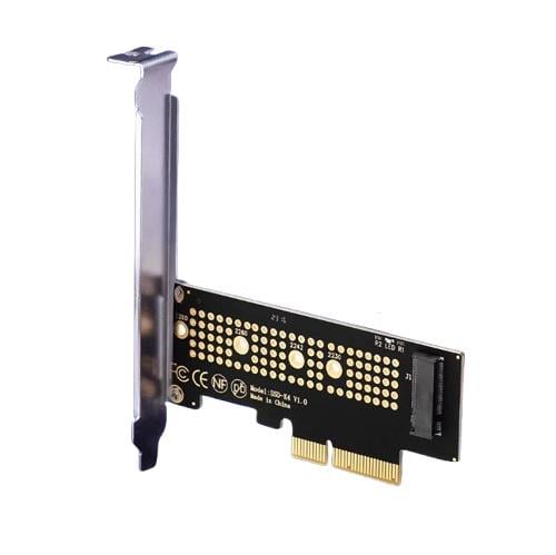 Переходник адаптер для SSD M.2 NVME to PCIE X4 4.0 Adapter Black (3056e1b9)