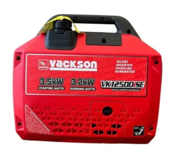 Генератор инверторный Vackson VK12500iS 3,2 кВт бензиновый 3,5 кВт 220 В дисплей бак 12 л до 9 ч ручной запуск Красный (ГБ05-025)